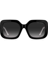 Marc Jacobs - 53mm Gradient Polarized Square Sunglasses - Lyst