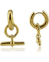 Rebel - Toggle Drop Earrings - Lyst