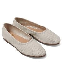 Beek - Swiftlet Perforated Leather Ballet Flat - Lyst