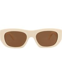 McQueen - 54Mm Square Sunglasses - Lyst