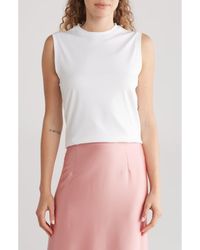 Vince - Pima Cotton Easy Shell Tank - Lyst