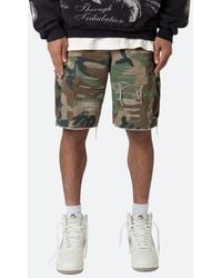 MNML - Distressed Cargo Shorts - Lyst