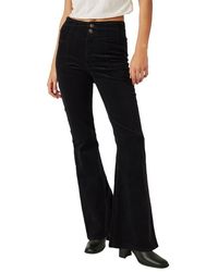 Free People - Jayde Seamed Corduroy Flare Pants - Lyst