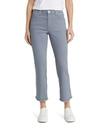 Wit & Wisdom - Tatum 'Ab'Solution Frayed High Waist Ankle Flare Jeans - Lyst
