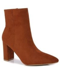 BERNESS - Sara Block Heel Bootie - Lyst