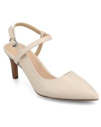 Journee Collection - Scipio Pointed Toe Pump - Lyst