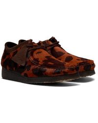 Clarks - Wallabee Genuine Calf Hair Chukka - Lyst