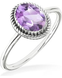 YS GEMS - Oval Solitaire Ring - Lyst