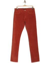 Joe's Joe's Jeans The Asher Corduroy Pants In Orange Rust At Nordstrom Rack - Red