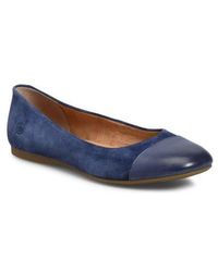 Børn - Batti Mixed Media Ballet Flats - Lyst
