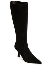 Stuart Weitzman - Stuart Supersculpt Pointy Toe Knee High Boot 75 - Lyst