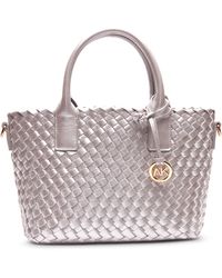 Anne Klein - Small Woven Tote - Lyst