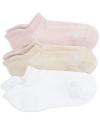 Zella - 3-Pack Tab Ankle Socks - Lyst
