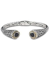 Samuel B. - Tipped Two-Tone Bangle - Lyst