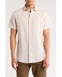 Rodd & Gunn - Baywater Short Sleeve Linen & Cotton Button-Up Shirt - Lyst
