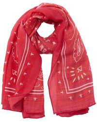 pink mcm scarf