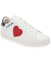 Love Moschino - Heart Low Top Sneaker - Lyst