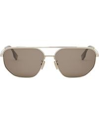 Fendi - Travel 61Mm Rectangular Sunglasses - Lyst