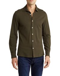 Slate & Stone - Cotton Piqué Button-up Shirt - Lyst