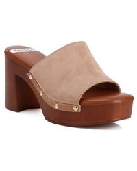 Rag & Co - Cartera Suede Stud Mule - Lyst