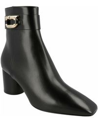 Ferragamo - Placida Leather Bootie - Lyst