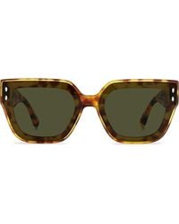 Isabel Marant - 65Mm Oversize Rectangular Sunglasses - Lyst
