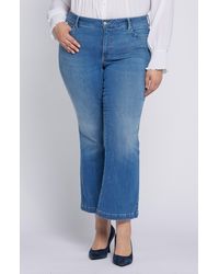 NYDJ - Julia Relaxed Crop Flare Jeans - Lyst