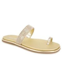 Kenneth Cole - Wilfred Toe Loop Flat Sandal - Lyst