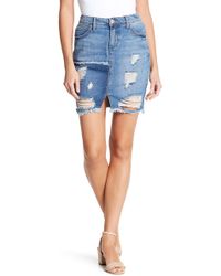 jessica simpson denim skirt