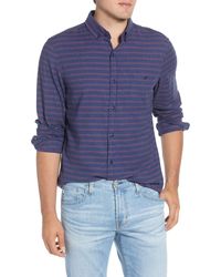 Vineyard Vines Alder Longshore Slim Fit Stripe Button-down Shirt - Blue