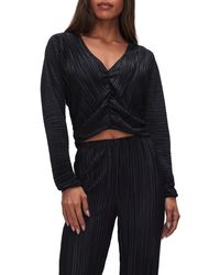 GOOD AMERICAN - Always Fits Plissé Ruched Top - Lyst