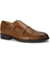 Kurt Geiger - Hunter Cap Toe Double Monk Strap Shoe - Lyst
