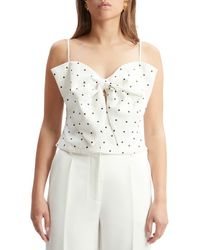 Bardot - Vieda Bow Front Camisole - Lyst