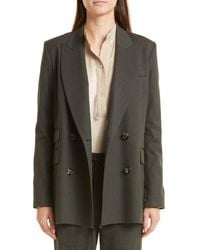 Twp - Oversize Double Breasted Stretch Wool Blazer - Lyst