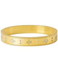 Adornia - Tarnish Resistant Cubic Zirconia Bangle Bracelet - Lyst