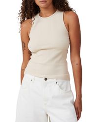 Cotton On - The One Variegated Rib Tank - Lyst