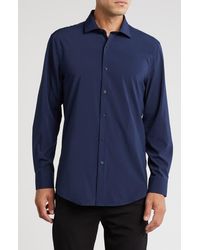Perry Ellis - Performance Tech Solid Shirt - Lyst
