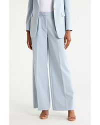 BOSS - Tiwi Wide Leg Trousers - Lyst