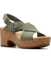 Clarks - Nerisa Slingback Platform Sandal - Lyst