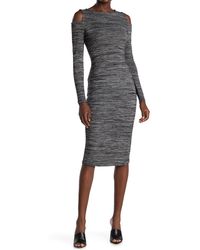 philosophy apparel elbow sleeve knit swing dress