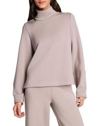 Spanx - Airessentials Luxe Mock Neck Sweatshirt - Lyst