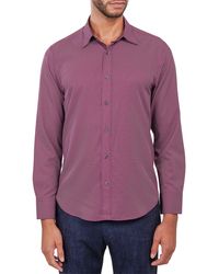 Con.struct - Slim Fit Microdot 4-way Stretch Performance Button-up Shirt - Lyst