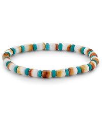 Samuel B. - Beaded Shell Stretch Bracelet - Lyst