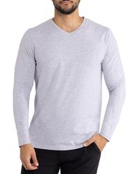 Xray Jeans - V-Neck Long Sleeve T-Shirt - Lyst