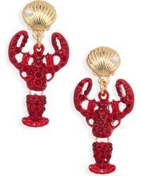 Leith - Shell Lobster Drop Earrings - Lyst