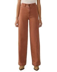 Faherty - Terry Harbor High Waist Wide Leg Jeans - Lyst