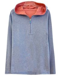 Nicoby - Reversible Quarter Zip Hoodie - Lyst