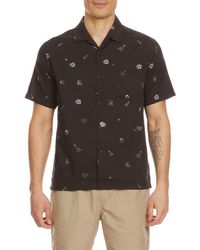 Quiksilver - Beach Club Casual Short Sleeve Button-Up Shirt - Lyst