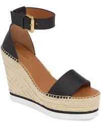 See By Chloé - 'Glyn' Espadrille Wedge Sandal - Lyst