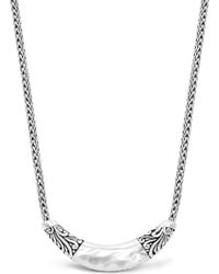 DEVATA - Sterling Silver Bali Filigree Pendant Necklace - Lyst